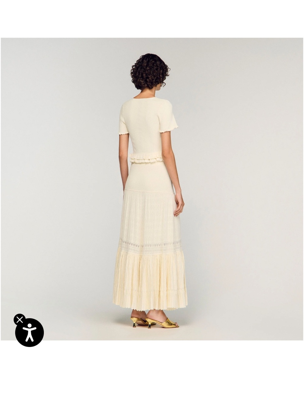 Sandro Aria Maxi Skirt